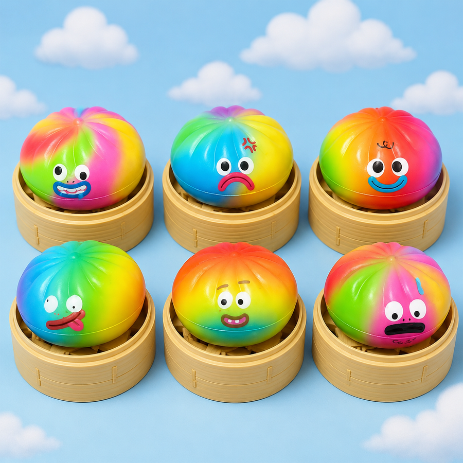 Rainbow Mood Dumpling Squishy
