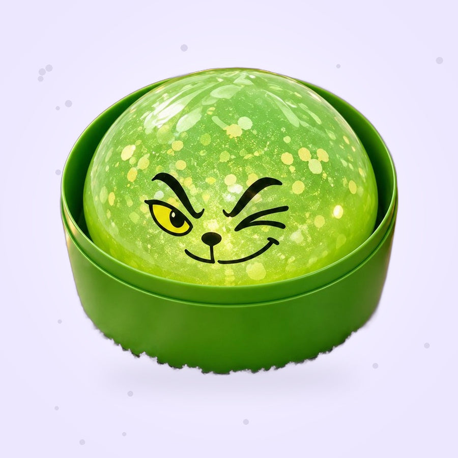 Glow-in-the-Dark Christmas Glitter Dumpling Squishy