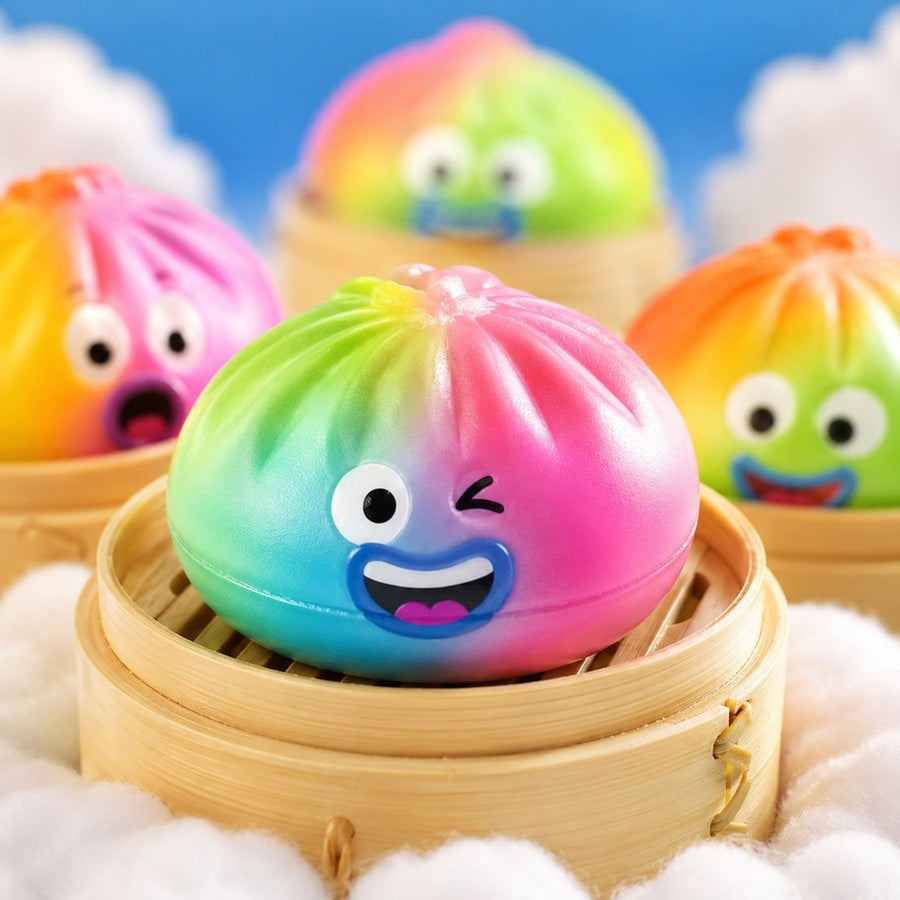 Rainbow Mood Dumpling Squishy Mystery Box